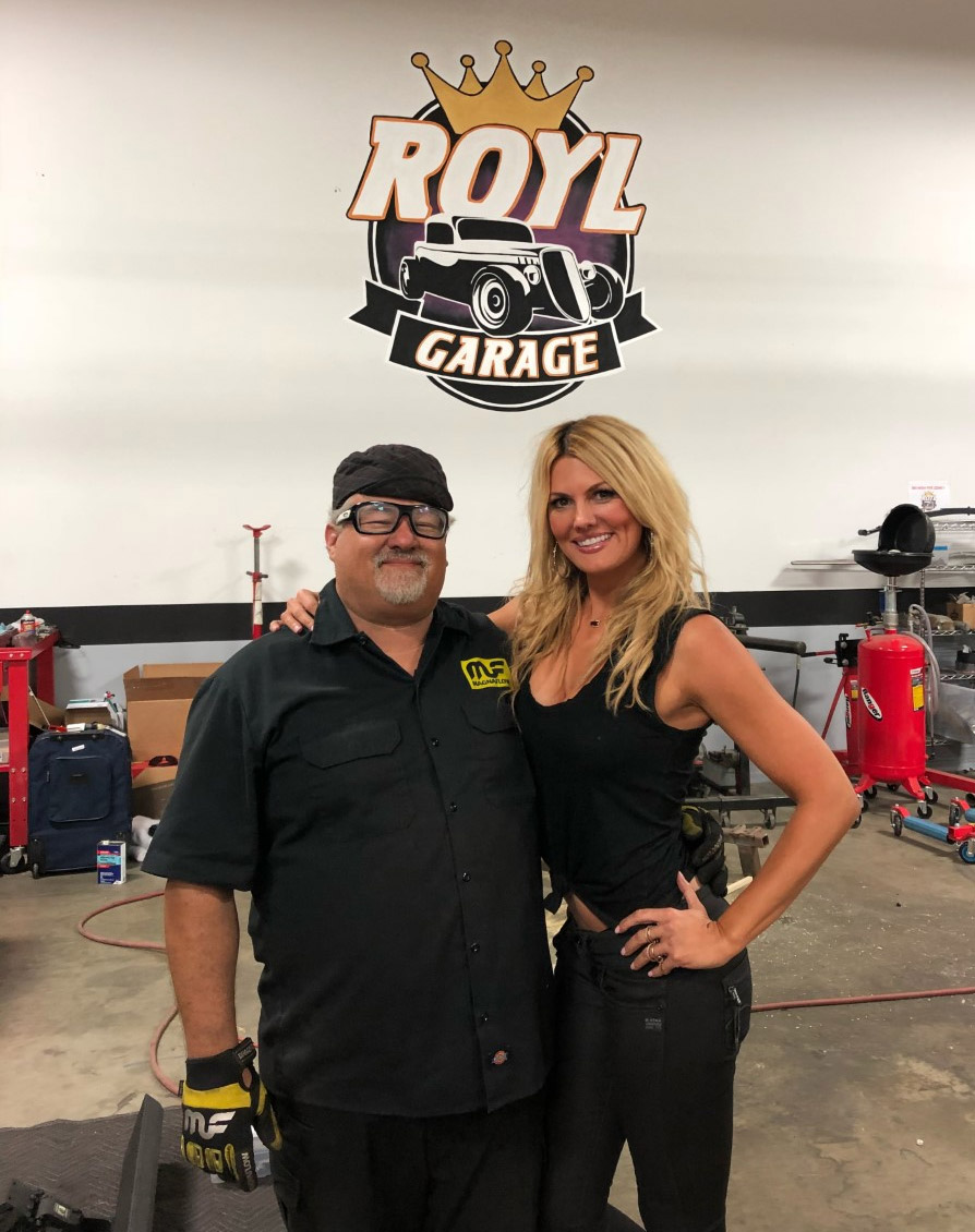 ROYL GARAGE BTS PHOTOS Courtney Hansen